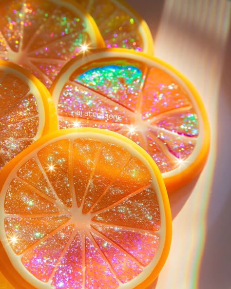 🍊🧡🧡🔸️ #oranges #aiart #sparkly Jelly Food, Fantasy Food, Jelly Wallpaper, Iphone Wallpaper Landscape, 3d Props, Fruit Wallpaper, Hot Makeup, Beautiful Mermaids, June 17