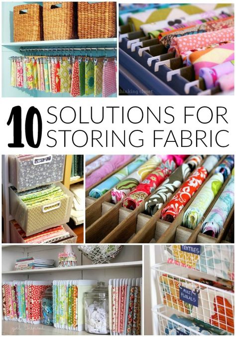 Storing Fabric, Fabric Storage Solutions, Sewing Room Inspiration, Sewing Room Storage, Sewing Spaces, Store Fabric, Sewing Room Design, Sewing Room Decor, Sewing Storage