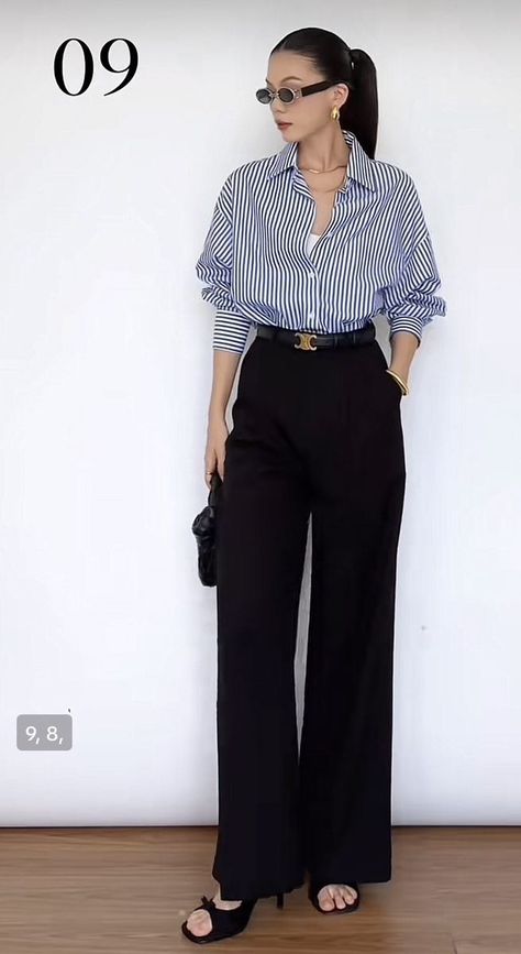 Semi Formal Pants Outfit For Women, Thesis Outfit, Dubai Ootd, Classic Chic Outfits, Semi Formal Outfits For Women, Plus Size Business Attire, Pant Outfits For Women, Strange Fashion, Summer Workwear