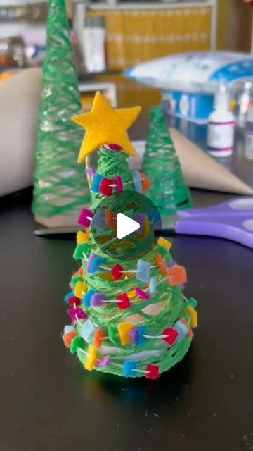 Timm Sevitz on Instagram: "Easy Holiday Yarn Christmas Tree Ornament Craft Activity For Kids 🎄 

Looking for an easy and fun Christmas craft? These DIY yarn and Mod Podge Christmas tree ornaments are perfect for everyone—kids and adults alike! Not only are they simple to make, but they’re also a wonderful way to celebrate the season with creativity. 

This project is an ideal activity for a classroom holiday party or a family gathering, bringing everyone together for some hands-on holiday cheer. Imagine the joy on little faces as they wind yarn around their tree shapes and see their ornaments come to life! And with just a bit of Mod Podge, these yarn trees become sturdy keepsakes that can be treasured year after year. 

Why adults love it too? These charming DIY ornaments can double as pe Holiday Classroom Crafts 4th Grade, Diy Christmas Decorations Kids Can Make, Year 6 Christmas Craft, Christmas Centerpieces Diy Kids, Christmas Gifts From Students To Parents 5th Grade, Christmas Tree Activity For Preschool, Kids Easy Crafts Simple, Christmas Tree Projects For Kids, Christmas Tree School Project