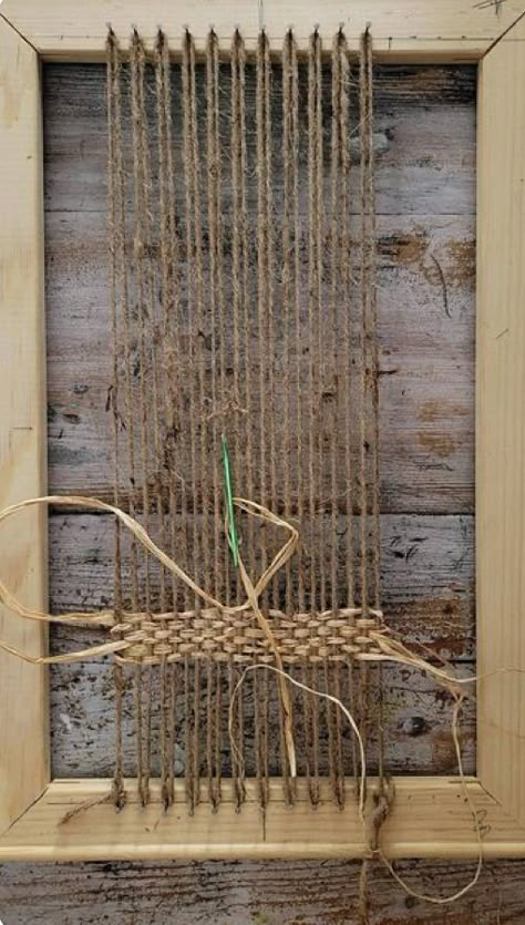 Canvas Weaving Art, Weaving With Natural Materials, Mixed Media Weaving, Unconventional Weaving, Twine Weaving, Weaving Artists, Stick Weaving, Woven Tapestry Art, Canvas Weaving