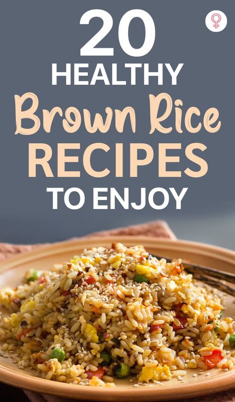 Low Carb Brown Rice Recipes, Yellow Brown Rice Recipe, Fish And Brown Rice Recipes, Sweet Brown Rice Recipes, How To Season Brown Rice Healthy, Whole Wheat Rice Recipes, Low Cholesterol Brown Rice Recipes, What To Eat With Brown Rice, Brown Rice Seasoning Recipe