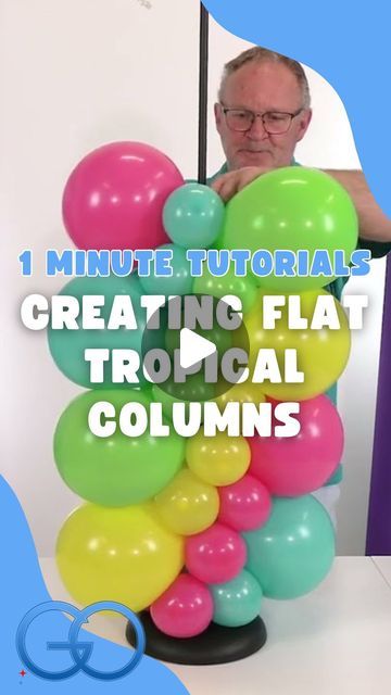 Fancy Balloon Columns, Football Balloon Columns, Balloon Column Patterns, Diy Balloon Centerpieces, Diy Balloon Column Stand, Balloon Tower Diy, Balloon Columns Ideas, Pillar Decorations, Balloon Hacks