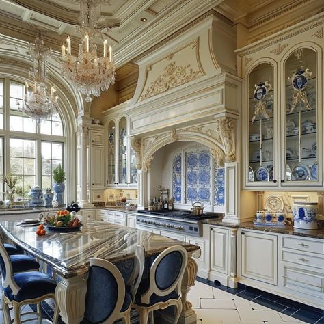 French Chateau Kitchen, Old Style Kitchen, Celebrity Kitchens, French Country Kitchen Designs, Cooks Kitchen, Old World Kitchens, Chateaux Interiors, Hawthorne House, Pantry Decor