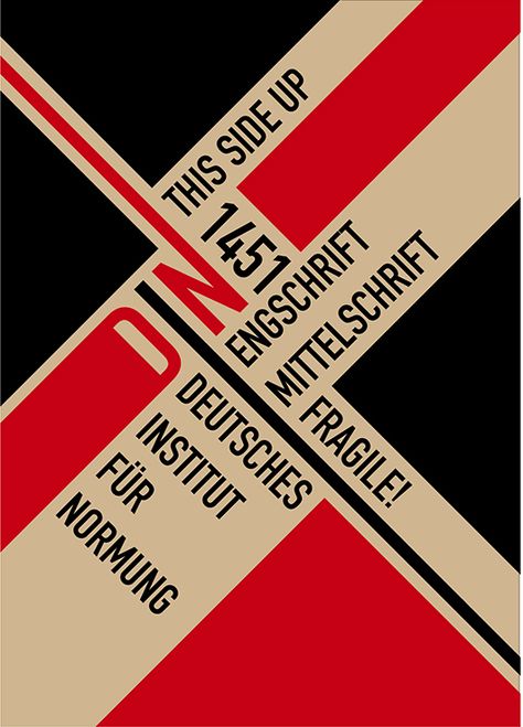 DIN 1451: Designed in 1931 for the German standards body DIN – Deutsches Institut für Normung – it looks and behaves as if it had been produced today. It extols all of the principles of the Bauhaus and has not dated in any way. Bauhaus Typography, Typeface Poster, Typography Wall Decor, Typography Book, Poster Fonts, The Bauhaus, Design Palette, Typography Layout, Bauhaus Design