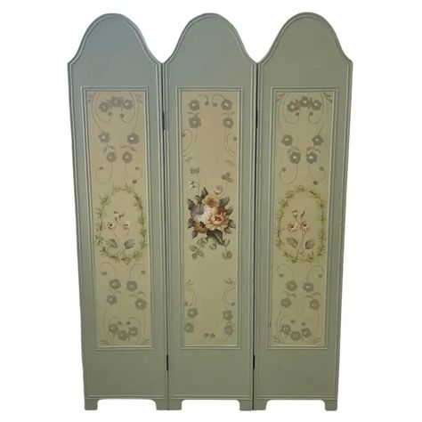 French Panel Room Divider - 176 For Sale on 1stDibs | french style room divider, french divider, french room divider Room Divider Vintage, Bedroom Screens, Rococo Bedroom, Painting Panels, Painting Mood, Room Murals, Wood Room Divider, Wall Divider, Wooden Room Dividers