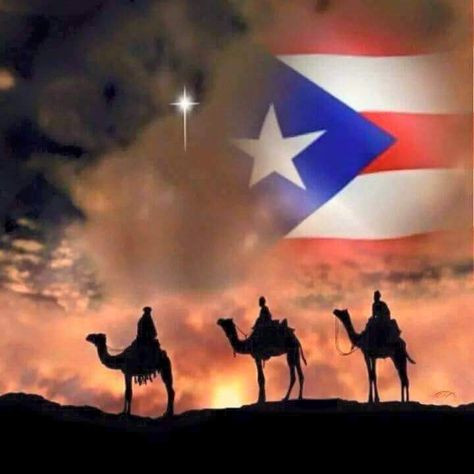 Three Kings Art, Christmas In Puerto Rico, Happy Three Kings Day, 3 Kings Day, Puerto Rican Artwork, Popular Christmas Songs, Three Kings Day, Happy Christmas Card, Soy Boricua