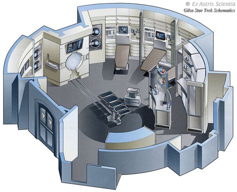 star trek sickbay - Google Search Trek Deck, Star Trek Bridge, Star Trek Data, Star Trek Costume, Enterprise Nx 01, Starfleet Ships, Star Trek Tv, Star Trek Images, Star Trek Art