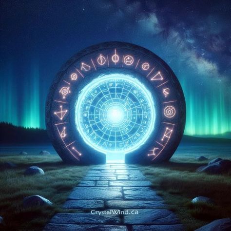 Astrological Room, Alien Portal, Stargate Portal, Legend Of The Fall, Yard Statues, Magic Objects, Mage The Ascension, Magical Door, Portal Art