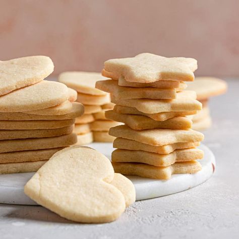 Simple Sugar Cookie Recipe, Nut Roll Recipe, Brown Eyed Baker, Cut Out Cookie Recipe, Best Sugar Cookie Recipe, Simple Sugar, Sugar Cookie Recipe, Cookie Dough Recipes, Cutout Sugar Cookies