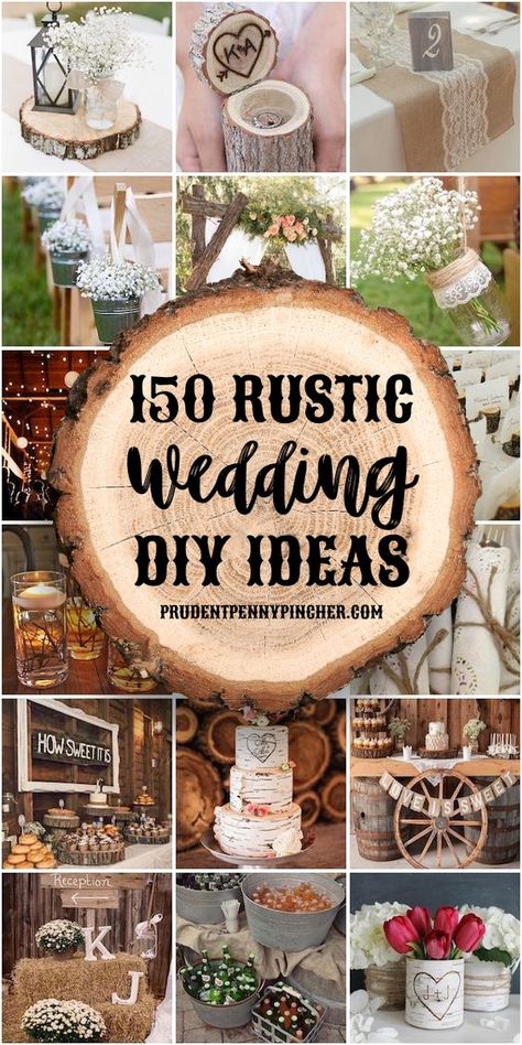 Wedding Diy Ideas, Rustic Wedding Decor Diy, Rustic Ideas, Country Wedding Decorations, Rustic Wedding Table, Centerpieces Wedding, Rustic Wedding Diy, Rustic Centerpieces, Rustic Wedding Centerpieces