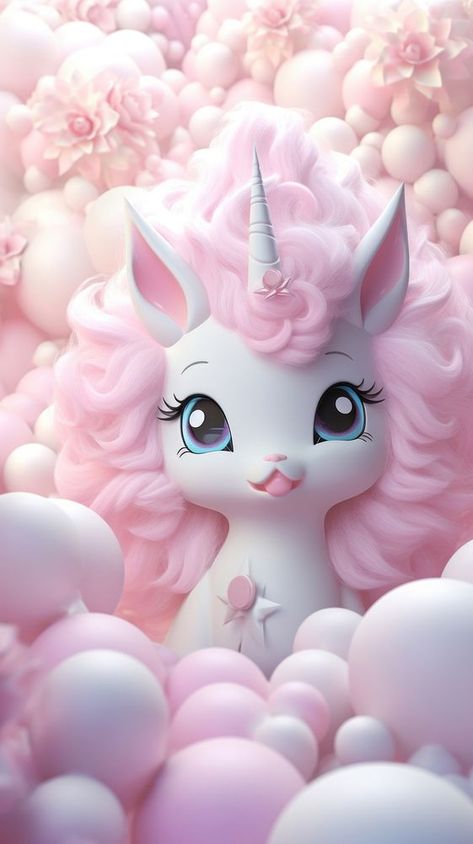 Fluffy pastel unicorn cartoon nature cute. | free image by rawpixel.com / Ake Unicorn Wallpaper Ipad, Cute Animated Wallpapers Aesthetic, Unicorn Wallpaper Aesthetic, Cute Unicorn Drawing, Aesthetic Unicorn, Iphone Wallpaper Unicorn, Unicorn Aesthetic, Pink Unicorn Wallpaper, Wallpaper Unicorn