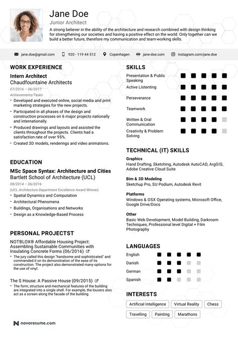 Architect Resume Example [2019] - Update Yours In 5 Minutes Architecture Resume, Resume Format Examples, Basic Resume Examples, Architect Resume, Tamizo Architects, Job Resume Format, Professional Resume Examples, Free Resume Examples, Resume Objective Examples