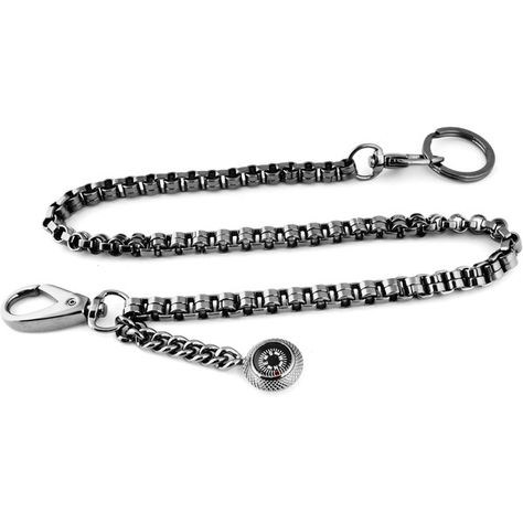 Curb Chain (955 ILS) ❤ liked on Polyvore featuring men's fashion, men's accessories and men's key rings Trouser Chain, Harry Styles Love On Tour, Functional Accessories, Unisex Gifts, Curb Chain, Stainless Steel Material, Men's Accessories, Pocket Watch, Key Rings