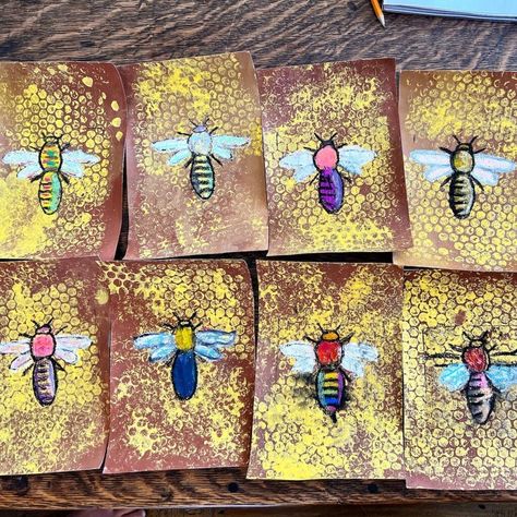 Life Cycle Art Projects For Kids, Homeschool Homestead, All About Bees, Bees Craft, Bee Utiful, Bee Activities, First Grade Art, Spring Art Projects, Art Learning