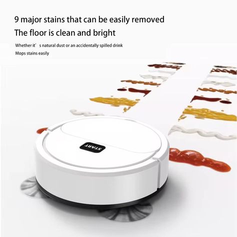 2024 Automatic Portable Mini Home Floor Robotic Vacuum Cleaner USB Rechargeable Wet Dry Three-In-One Sweeping Machine for Home. Original price: PKR 4532.66 Now Price: PKR 2266.14 Click&Buy: https://s.click.aliexpress.com/e/_EwWInxz Vacuum Cleaner Design, Mopping Floors, Portable Vacuum Cleaner, Robot Cleaner, Automatic Vacuum, Clean Sweep, Cleaning Robot, Smart Robot, Portable House