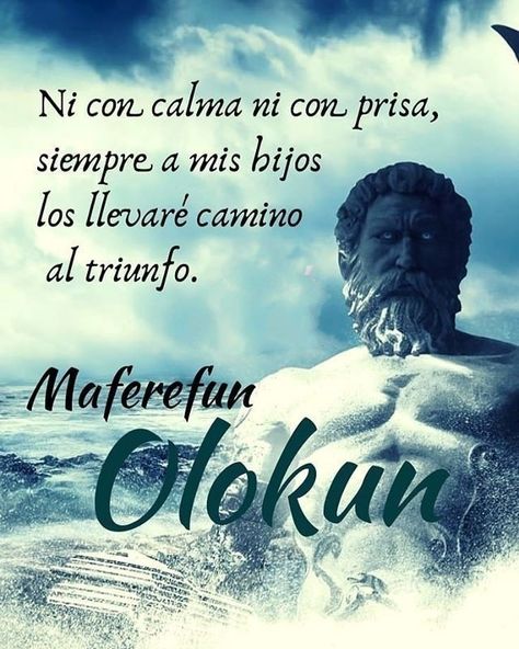 Olokun Orisha, Orisha Tattoo, Yoruba Orishas, Frases Yoga, Orishas Yoruba, Cuba, Ash, Spirituality, Quotes