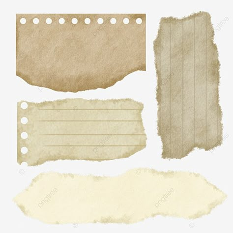 Scrapbook Design Ideas Printable, Scrapbook Stickers Printable Vintage Png, Scrapbook Torn Paper, Scrapbook Png Aesthetic, Scrapbook Vintage Ideas, Cute Scrapbook Stickers, Vintage Scrapbook Printables, Note Paper Aesthetic Png, Vintage Paper Printable Scrapbooking