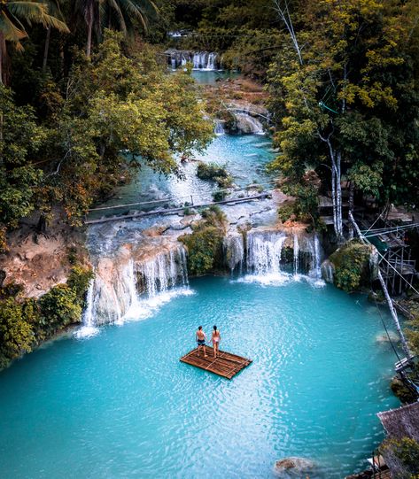 Cambugahay Falls is one of the most beautiful waterfalls in the Philippines. This hidden gem is situated in the heart of Siquijor Island. Read more about it in this guide! #philippines #philippinestravel #beautfulwaterfalls #waterfalls #asia #bestwaterfall #budgettravel #exoticdestinations| the most beautiful waterfall | falls | Waterfall in Siquijor | Siquijor tourist attractions | things to do in Siquijor | Siquijor itinerary | Cambugahay Falls, See World, Exotic Places, Philippines Travel, Tourist Spots, Beautiful Waterfalls, Beautiful Places To Travel, Beautiful Places To Visit, Beautiful Islands