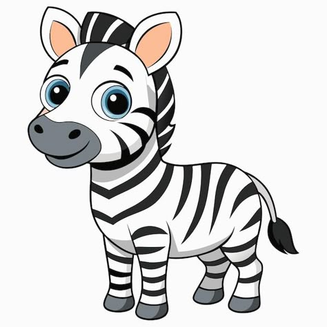 Premium Vector | Cute zebra cartoon Zebra Cartoon Images, Zebra Cartoon Drawing, Cute Zebra Cartoon, Canva Images, Zebra Vector, Penguin Painting, Zebra Clipart, Zebra Cartoon, Zebra Drawing