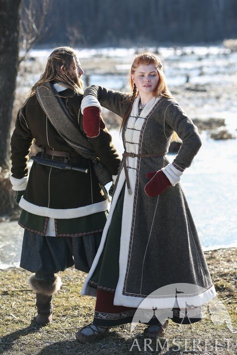 Shop my sale: 23% off. https://etsy.me/3I5YI3j #etsy #armstreet #etsyfinds #etsygifts #etsysale #etsycoupon #shopsmall Nordic Clothing Viking, Viking Coat, Nordic Clothing, Viking Outfit, Medieval Fantasy Clothing, Sewing Costumes, Norwegian Clothing, Viking Medieval, Winter Campaign