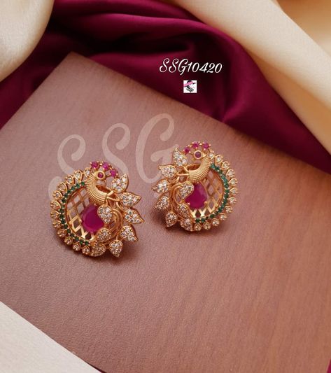 Ear Hangings Indian Gold, Ear Rings Gold, Ruby Earrings Gold, Gold Pendants For Men, Fashion Jewelry Necklaces Gold, Gold Earrings For Kids, Gold Earrings Indian, Wedding Jewelry Sets Bridal Jewellery, Indian Wedding Jewelry Sets