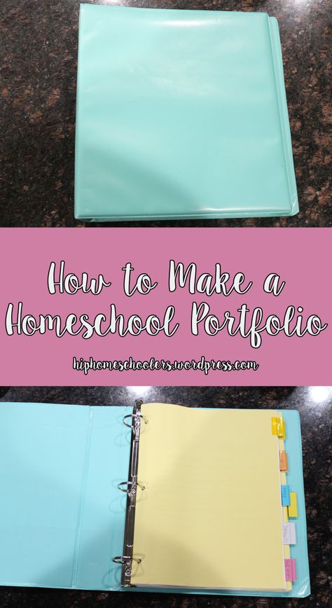 Kindergarten Homeschool Portfolio, Homeschool Folder Ideas, Things To Laminate For Homeschool, Homeschool Portfolio Ideas, Homeschool Portfolio Printables Free, How To Make A Portfolio, Homeschool Portfolio Examples, Homeschooling Portfolio, September Homeschool