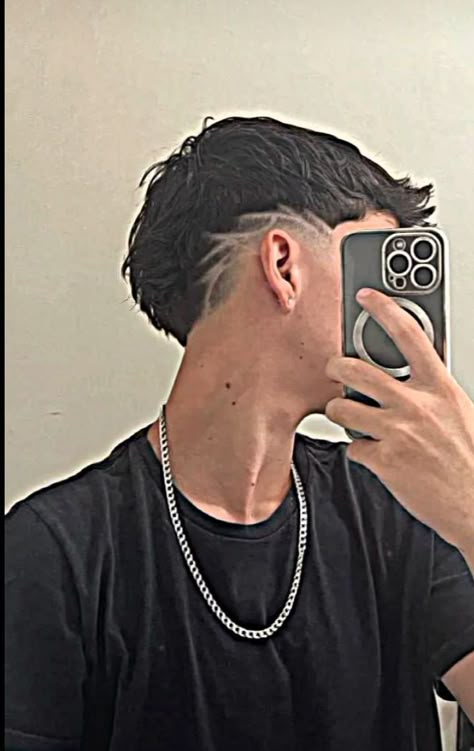 Amazing Haircut Designs for Men (Detailed Gallery) | Simple & Easy Haircut Design Ideas For Men Fade Lines Haircut, Taper Fade Line Design, Line Haircut Men, Mid Fade With Design, Men Haircut Styles Fade, Haircut For Men Short Hair, Back Taper Design, Fade Haircut Designs For Men, Taper Design Haircut