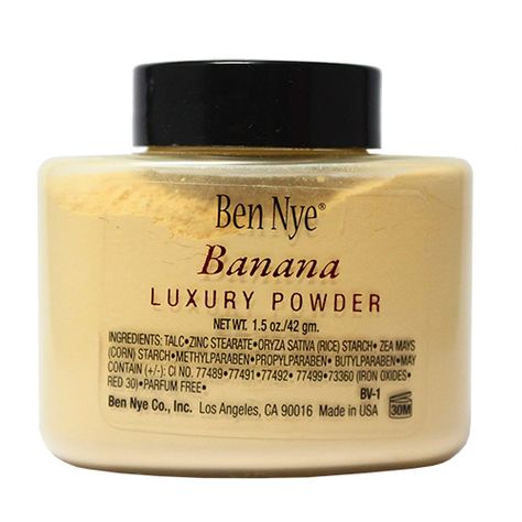 Ben Nye Bella Luxury Powder - Banana (1.5 oz/42 gm): FacePaint.com Ben Nye Makeup, Luxury Powder, Best Powder, Banana Powder, Ben Nye, Bare Minerals, Milk Makeup, Contour Makeup, Powder Makeup