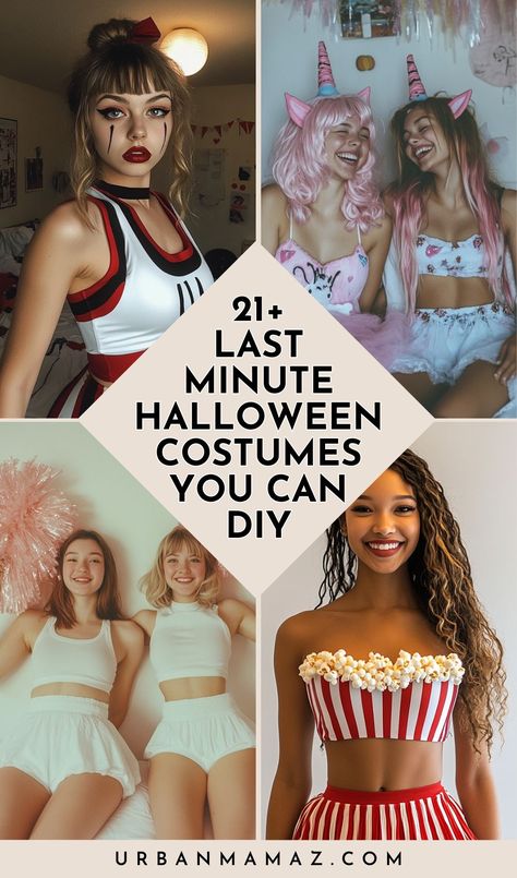 Halloween Costumes Ideas For Teens Cute, Diy Cute Costumes For Women, Pickleball Halloween Costume, Baseball Halloween Costumes For Women, Low Effort Costumes, Cute Halloween Costume Ideas For Teens, Halloween Costume Ideas Teenage Girl, Teen Halloween Costumes Ideas, What To Be For Halloween Teen Girl