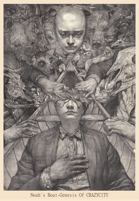 Occult Art, Dark Art Drawings, Arte Inspo, Creepy Art, Arte Fantasy, Drawing Tutorials, Art And Illustration, Surreal Art, Painting Illustration