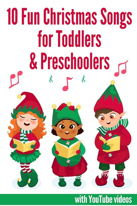 Fun Christmas Songs, Christmas Songs For Toddlers, Preschool Christmas Songs, Christmas Concert Ideas, Funny Christmas Songs, Christmas Songs For Kids, Best Christmas Songs, Xmas Songs, Christmas Preschool