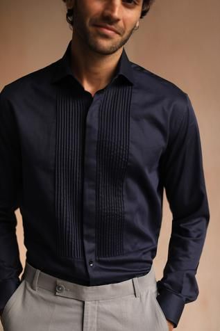 Black Tuxedo Shirt For Men, Formal Shirt Details Men, Formal Shirts For Men Design, Pintucks Shirt Men, Formal Mens Shirt Design, Tuxedo Shirts For Men, Formal Shirt Designs For Men, Fancy Shirt For Men, Fashion Outfits Europe