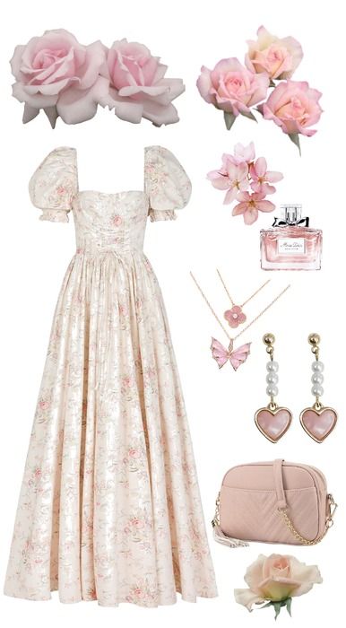 Roses Outfit, Fashion Definition, Coquette Party, Rose Outfit, Dress For Teens, Real Fashion, Cottagecore Outfits, Fashionable Outfits, Easy Trendy Outfits