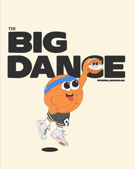 FINAL FOUR WEEKEND🤩 who do you have winning the big dance?🏀 I made this poster and typography using Adobe illustrator 🤝 more fun illos coming soon 🖤 #marchmadness #collegebasketball #art #illustrator #procreate #adobe #typography #graphicdesign #cuteart #artist #digitalillustration #toronto Dancing Typography, Adobe Typography, Gym Illustration, Beach Events, Final Four, March Madness, Digital Illustration, More Fun, Adobe Illustrator