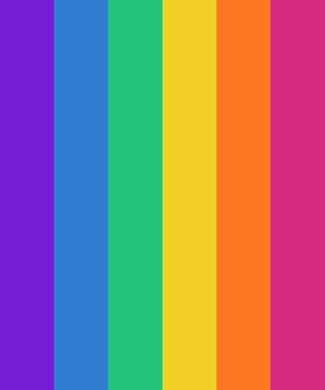 Bright Spectrum Color Palette Beautiful Color Palettes, Palettes Color, Create Color Palette, Rainbow Palette, Hex Color Palette, Color Palette Challenge, Pantone Colors, Unicorn Colors, Color Palette Bright