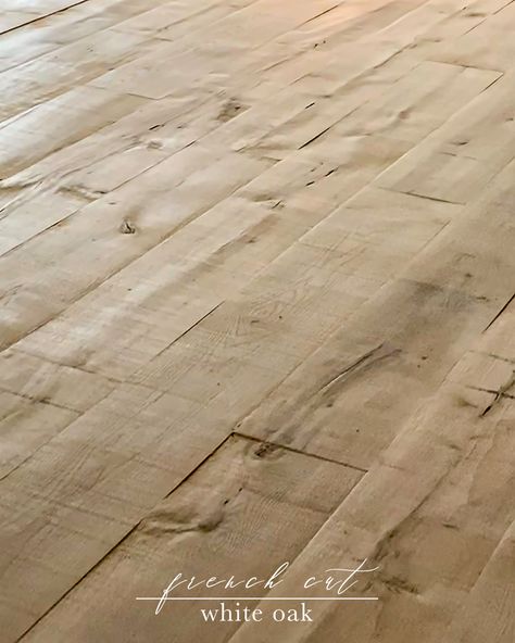 Real Hardwood Floors Wide Plank, Raw Wood Floors Natural, Wide Plank Tile Flooring, Thick Plank Wood Floor, Engineered Flooring Wide Plank, Blond Hardwood Floors, Extra Wide Plank Wood Floors, French Style Flooring, French Provincial Flooring