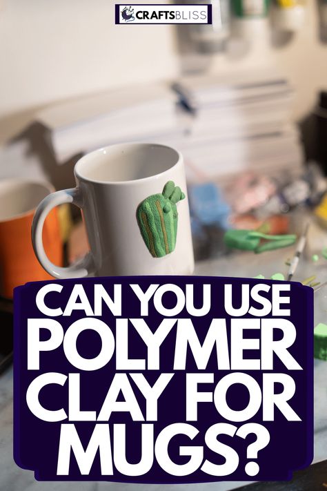 Polymer Clay On Mugs Tutorial, Diy Clay Mug Ideas, Clay On Mugs Diy, Diy Clay Coffee Mugs, Air Dry Clay Cups Diy, Polymer Clay Mugs Tutorial, Sculpting Polymer Clay, Polymer Mug, What To Make With Polymer Clay