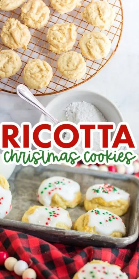 Ricotta Cookies - Rae Gun Ramblings Italian Christmas Cookies Recipes, Christmas Cookies Italian, Flavorful Cookies, Christmas Cookie Platters, Ricotta Cookies Recipe, Italian Christmas Cookie Recipes, Italian Cookie Recipe, Cookies From Around The World, Cookies Italian