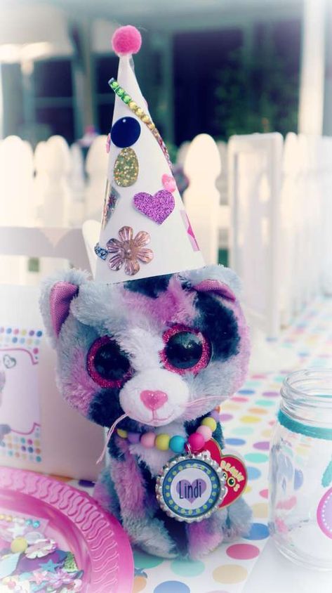 Ty Beanie Boo Birthday Party Ideas, Ty Birthday Party Ideas, Beanie Boo Birthday Party, Vet Party, Boo Birthday Party, Puppy Adoption Birthday Party, Pet Adoption Birthday Party, Beanie Boo Party, Beanie Boo Birthdays