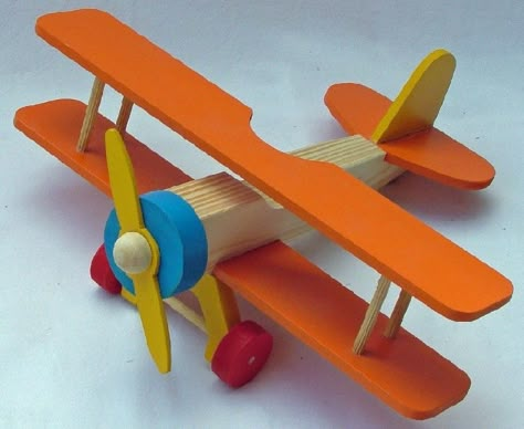 Toy Airplane, Wooden Plane, Making Wooden Toys, Woodworking Storage, Woodworking Bed, Intarsia Woodworking, Wooden Toys Plans, Woodworking Toys, Woodworking For Kids