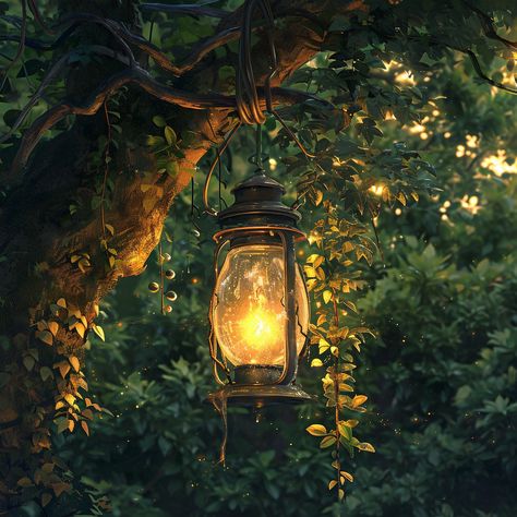 glass lantern hanging from a tree #midjourneyV6 #aiartgeneratedart #generativeart #generativeartwork #artificialintelligenceai #aiartgenerator #aiartwork #aiartworks #artificialintelligence #midjourney #midjourneyart #midjourneycommunity Lantern Hanging From Tree, Lantern In Forest, Lanterns Aesthetic, Fantasy Lantern, Forest Lantern, Lantern Aesthetic, Lantern Photography, Painted Lanterns, Lantern Illustration