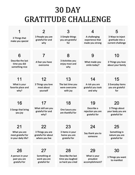 30 Day Gratitude Challenge, 5 Minutes Journal, Gratitude Journal Ideas, Gratitude Prompts, 30 Day Challenges, To Do Planner, Journal Challenge, Journal Inspiration Writing, Healing Journaling