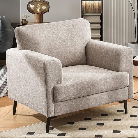 Living Room Decor Amazon, Medspa Design, New Apartment Essentials, Oversized Accent Chair, Upgrade Home, Room Decor Amazon, Chairs For Bedroom, Reading Armchair, Single Seater Sofa