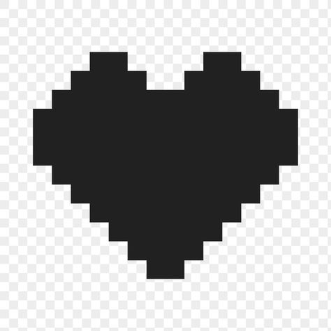 Pixel Heart Png, Black Heart Png, Minecraft Heart, Pixelated Heart, Black Pixel, Pixel Png, Pixel Heart, Heart Png, Kim Possible