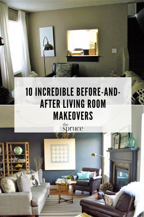 Living rooms are usually one of the first rooms you think about decorating or redesigning when moving into a new place or when it is time for a makeover. Some rooms might be dated or no longer functional; other rooms may be too spacious or too cramped. There are fixes for every budget and every taste and style to consider. Here are 10 before-and-after makeovers for living room spaces that were ready for a change. Winter Home Exterior, Small Kids Playroom Ideas, Small Kids Playroom, 90s Living Room, Redecorate Living Room, Home Alone House, Kids Playroom Ideas Diy, Room Decor For Men, Room Ideas For Men