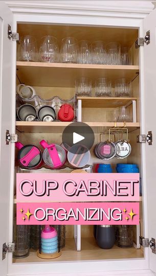 17K views · 874 reactions | SEE BELOW For 6 Cup Organizing Tips 🤩 Comment CUP and I’ll send you a message with all the links and details from this video!

💕 Due to new insta rules, “Comment to DM a Link” only works for accounts following Keep It Simple Sparkles. But I promise, we are so fun here so follow along and join the party!

Mastering Cup Cabinet Organization: Expert Tips and Tricks for a Tidy and Accessible Kitchen!

let this be the Fourth of July holiday weekend organizing motivation you need 🤩

🚨If you’re struggling to organize your cup cabinet or keep it organized, I’ve got you covered! Here are some valuable tips and tricks to upgrade your cup cabinet organization system:

1️⃣ Optimize Space: Store fancy or least used cups or glassware at the top of the cabinet. This way, t Organizing Tumbler Cups, How To Organize Cups In Cabinet, Storing Tumblers In Kitchen, Cup Lid Storage Ideas, Organizing Cups In Cabinet, Kitchen Cup Organization, Toddler Cup Organization, Cups Organization Ideas, Cup Cabinet Organization