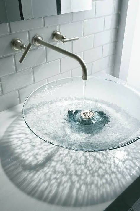 Water Body, Washbasin Design, Glass Vessel Sinks, Basin Design, Glass Sink, Home Furnishing Stores, Sink Design, Vessel Sinks, Glass Vessel