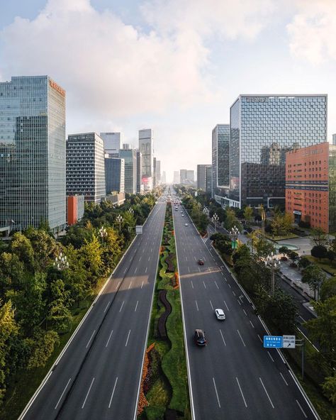 NICK | ARCHITECTURE PHOTO on Instagram: “Chengdu 2021.” Highway Architecture, Infrastructure Architecture, Social Housing Architecture, Streetscape Design, Landscape And Urbanism Architecture, Urban Design Architecture, Urban Design Concept, Urban Design Plan, Building Aesthetic