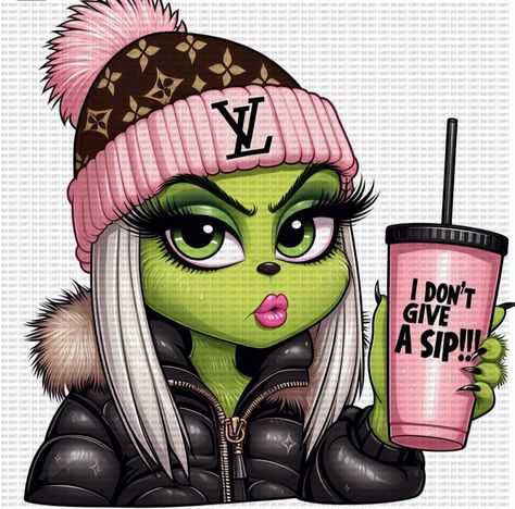 Grinch face svg